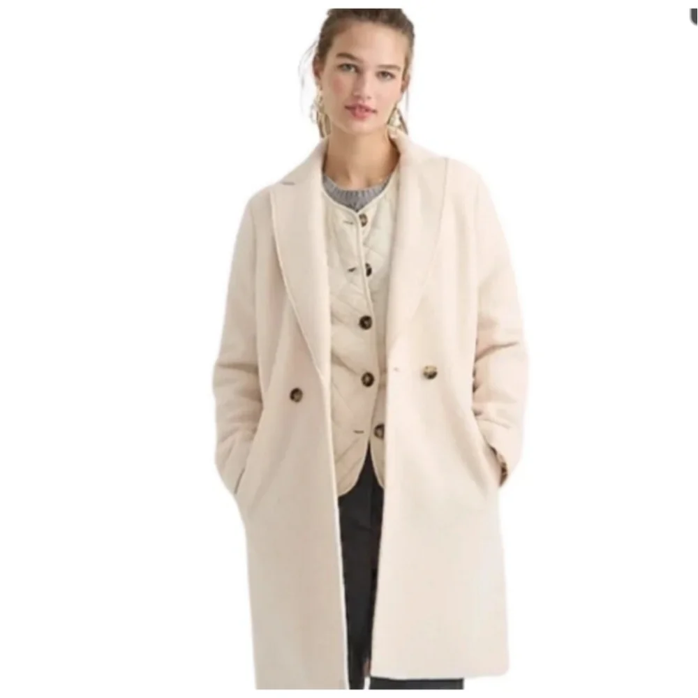 J.Crew Daphne Topcoat in Italian Boiled Wool